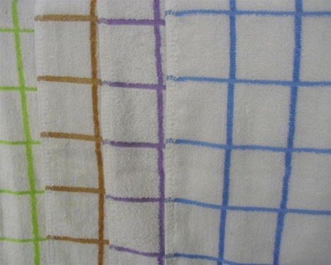 竹纖維方格毛巾