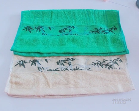 竹纖維提花毛巾