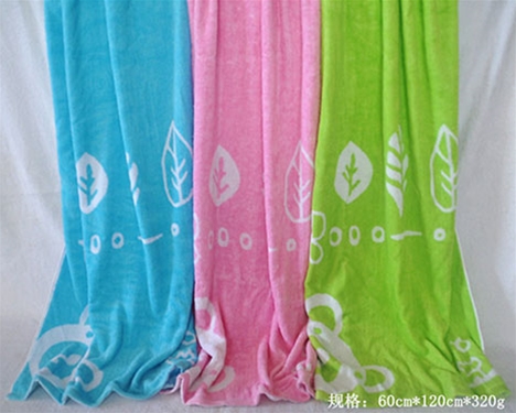 竹纖維草地熊貓浴巾